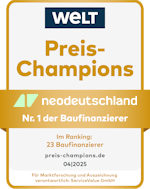Welt Siegel Preis-Champions Branchengewinner GOLD 2025